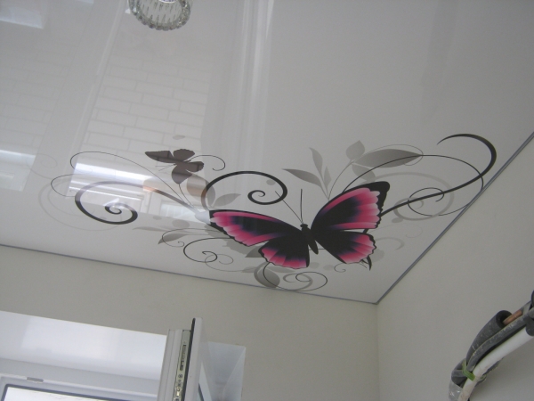 Натяжные потолки с фотопечатью рисунком