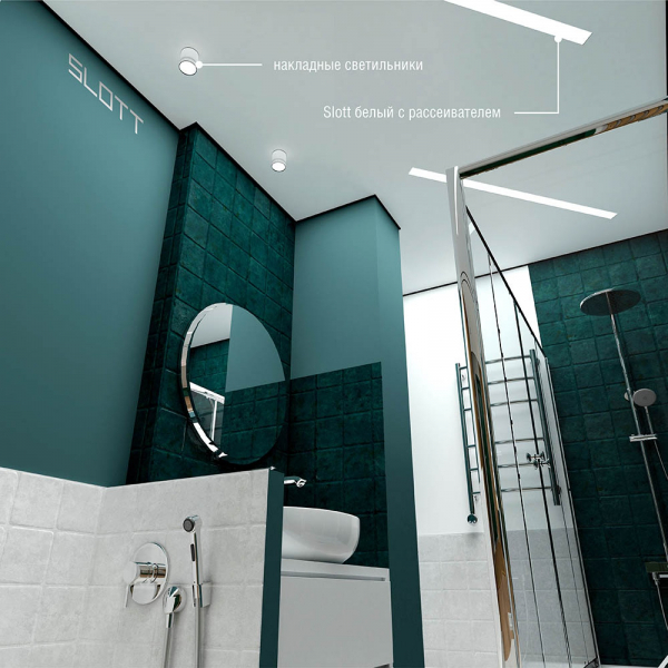 Натяжной потолок в ванной комнате в Улан-Удэ